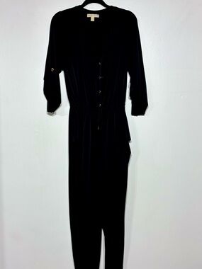 Michael Kors Button Front Jumpsuit